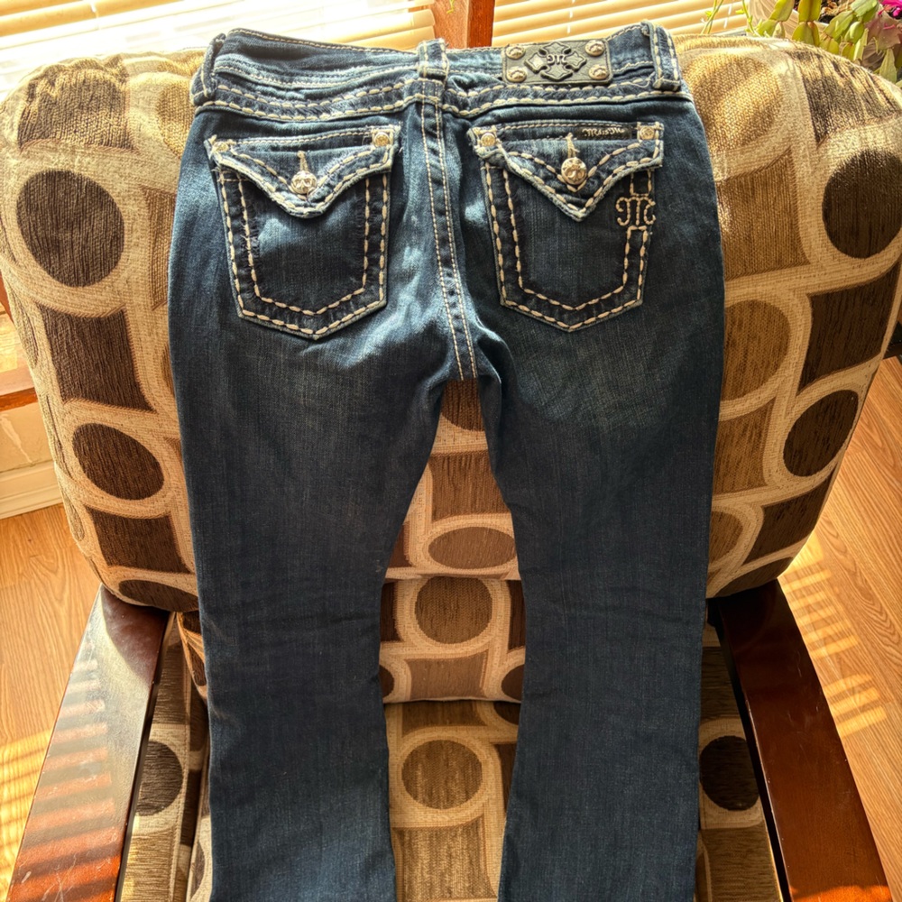 Miss Me Dark Blue Boot Cut Jeans